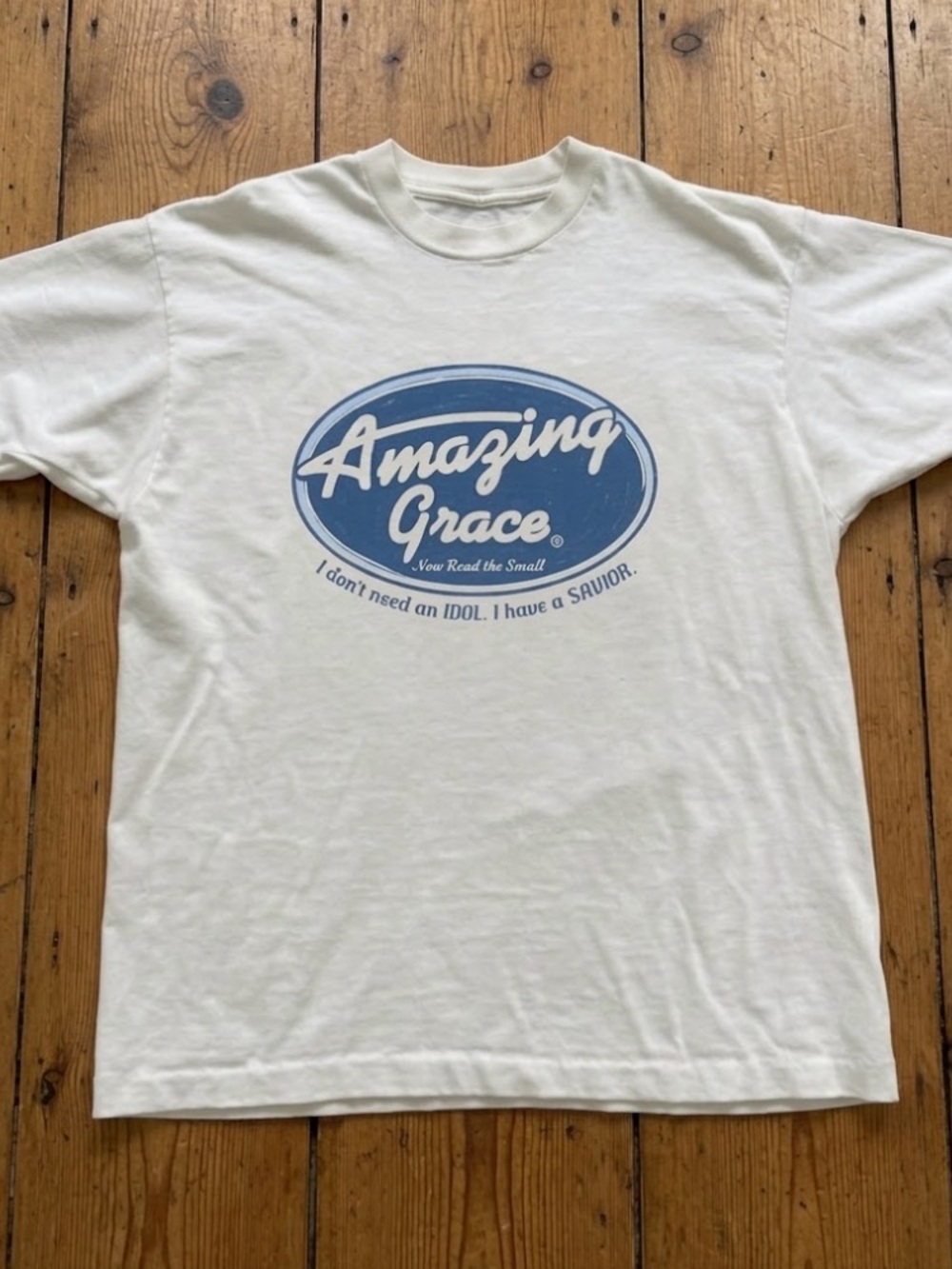 Amazing Grace Graphic Tee in White